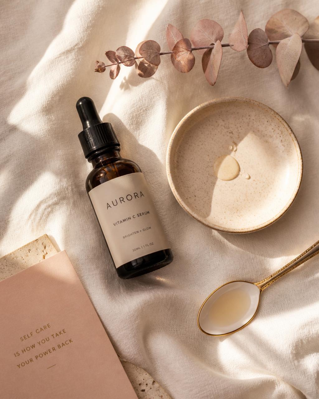 Beauty product discovery editorial still